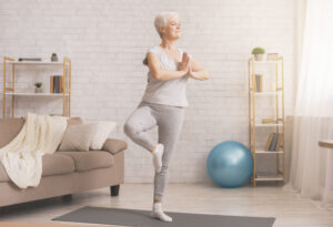 light resistance band exercise at home